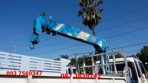 ขายรถบรรทุก 10 ล้อ 1 เพลา ติดเครน TADANO 5 ตัน HINO FL1J 210แรงม้า ขายรถบรรทุก 10 ล้อ 1 เพลา ติดเครน TADANO 5 ตัน HINO FL1J 210แรงม้า