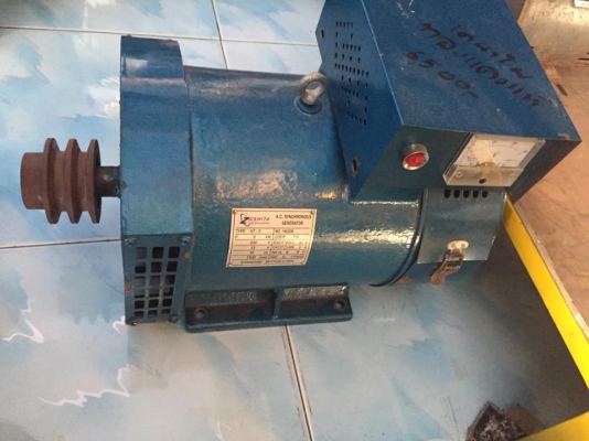 ขายไดนาโม ทองแดงแท้ 3KW 220-230V มือสอง ใช้งานน้อยมากๆ