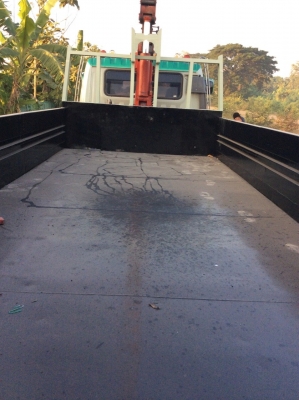 HINO6ล้อ พร้อมเครน 3ตัน เครื่องดี ครัทซีสวย ยางดี พร้อมใช้งาน ขาย 700,000 บาท ศุภากร 081-1903107, 081-4252943