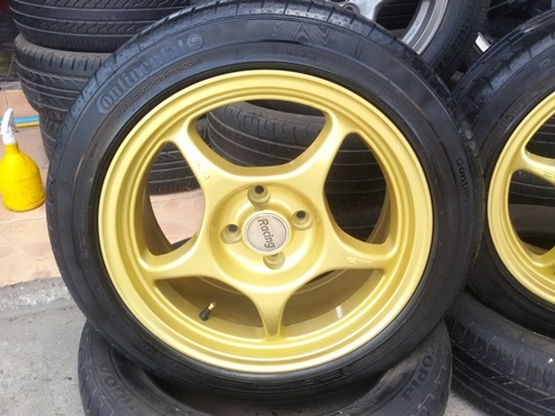 ขายล้อ ENKEI PRO 1 ขอบ16  4รู100 กว้าง7 พร้อมยาง 4  ล้อ