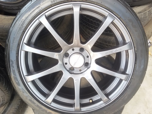 ขายล้อ GTR Sports ขอบ17 4รู100กว้าง7 ET40 พร้อมยาง 4 ล้อ