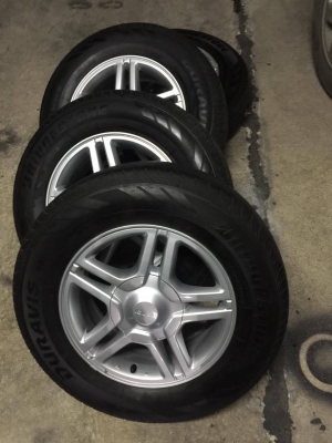 ขายล้อเดิมดีแม็ก ออนิว 1.9 บูลเพาเวอร์ ถอดป้ายแดง ชุดละ 15,500 บาท