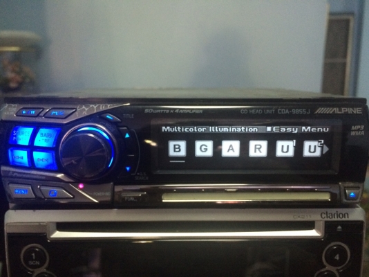 Alpine CDA-9855J 24Bit 4V รุ่นใหญ่ MP3 CD ปรีเอ้า3ชุด HDD1ชุด CROSSOVERในตัว กราฟฟิกหน้า ปุ่มเลื่อนสัมผัส กล่องไฟ4V เปลี่ยนสีไฟปุ่มได้ มือ2 ญี่ปุ่น Alpine CDA-9855J 24Bit 4V รุ่นใหญ่ MP3 CD ปรีเอ้า3ชุด HDD1ชุด CROSSOVERในตัว กราฟฟิกหน้า ปุ่มเลื่อนสัมผัส กล่องไฟ4V เปลี่ยนสีไฟปุ่มได้ มือ2 ญี่ปุ่น