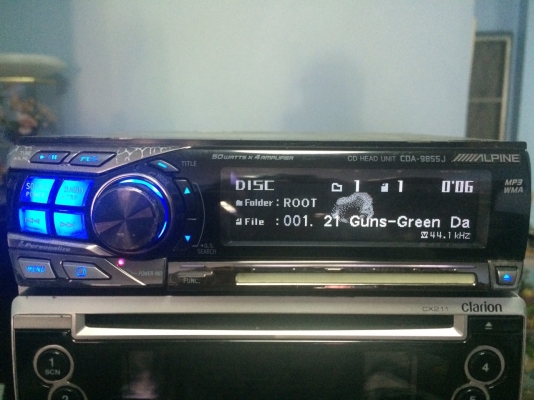 Alpine CDA-9855J 24Bit 4V รุ่นใหญ่ MP3 CD ปรีเอ้า3ชุด HDD1ชุด CROSSOVERในตัว กราฟฟิกหน้า ปุ่มเลื่อนสัมผัส กล่องไฟ4V เปลี่ยนสีไฟปุ่มได้ มือ2 ญี่ปุ่น Alpine CDA-9855J 24Bit 4V รุ่นใหญ่ MP3 CD ปรีเอ้า3ชุด HDD1ชุด CROSSOVERในตัว กราฟฟิกหน้า ปุ่มเลื่อนสัมผัส กล่องไฟ4V เปลี่ยนสีไฟปุ่มได้ มือ2 ญี่ปุ่น