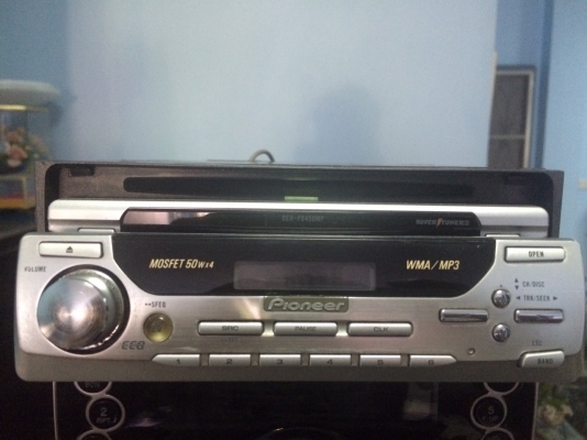 Pioneer DEH-P8450MP รุ่นท็อป 24Bit หน้าไฟฟ้า2ชั้น MP3 CD FMคลื่นไทย EQ12แบน Crossoverในตัว กราฟฟิกหน้าจอ หน้าจอไฟฟ้า สภาพสวย ลูกเล่นเยอะ ปรีเอ้า3ชุด มือ2