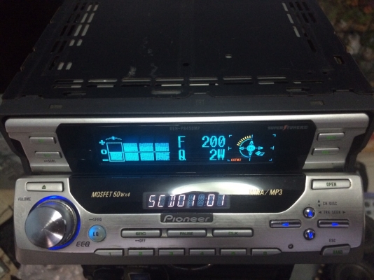 Pioneer DEH-P8450MP รุ่นท็อป 24Bit หน้าไฟฟ้า2ชั้น MP3 CD FMคลื่นไทย EQ12แบน Crossoverในตัว กราฟฟิกหน้าจอ หน้าจอไฟฟ้า สภาพสวย ลูกเล่นเยอะ ปรีเอ้า3ชุด มือ2