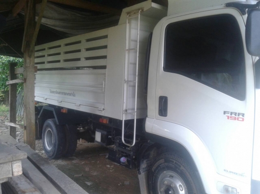 ขายรถบรรทุก 6 ล้อดัมพ์ ISUZU FRR 190 แรงม้าปี 2556 ไมล์ 40000 กม.ราคา 1050000