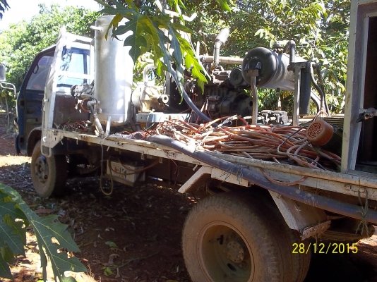 ขายรถเจาะบ่อบาดาล ระบบไฮโดรลิคและอุปกรณ์พร้อม