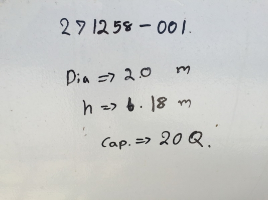ขายถังเหล็กขนาด 20000 ลิตร ทรงสูง สภาพสวย ขายถังเหล็กขนาด 20000 ลิตร ทรงสูง สภาพสวย