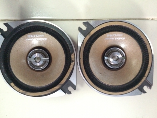 ลำโพง Alpine DLS-105R 2ทาง 4นิ้ว 100W แม่เหล็กก้อนใหญ่มาก ขอบยางยัก โครงหล่อ เสียงกลางแหลมชัด จัดจ้าน มือ2 ญี่ปุ่น
