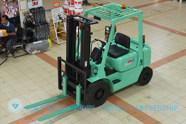 ขายรถโฟล์คลิฟท์มือสอง MITSUBISHI รุ่น FD20-31056 ราคา 235,000 บาท นำเข้าจากประเทศญี่ปุ่น 100\% ไม่เคยใช้งานในประเทศไทย