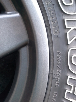 Max + Yokohama AT 265/70/16 ปี11 สวยๆ 1ชุด