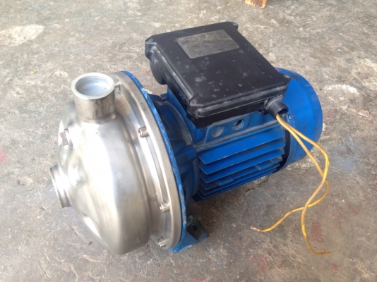 ขายปั้มน้ำหอยโข่งหัวปั้มสแตนเลส Ebara 3/4HP. 220V ไฟบ้าน สภาพสวยเดิมๆวิ่งนิ่ม พร้อมใช้งาน