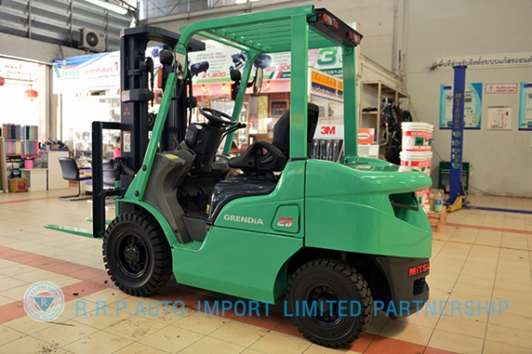 ขายรถโฟล์คลิฟท์มือสอง MITSUBISHI  รุ่น FD25D-51812  ราคา xxx,xxx บาท นำเข้าจากประเทศญี่ปุ่น 100\% ไม่เคยใช้งานในประเทศไทย