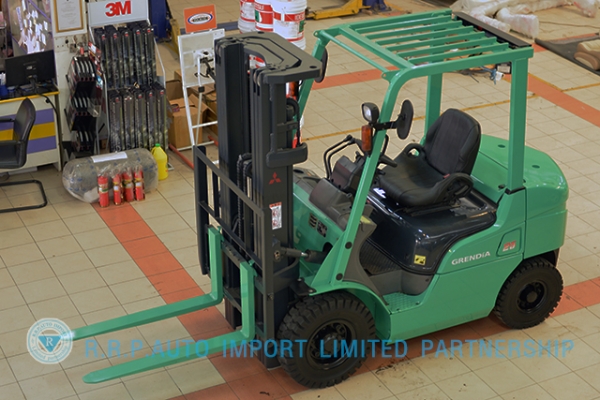 ขายรถโฟล์คลิฟท์มือสอง MITSUBISHI  รุ่น FD25D-51812  ราคา xxx,xxx บาท นำเข้าจากประเทศญี่ปุ่น 100\% ไม่เคยใช้งานในประเทศไทย