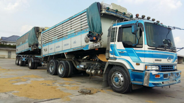 ขายรถพ่วง 22 ล้อ แม่-ลูก กระบะเนียมคอกเกษตรดั้ม HINO PROFIA เครื่อง P11C-320 รถสวยมี.2 พ่วง ราคา.1700000 ต่อรอง สนใจรีบจองด่วน