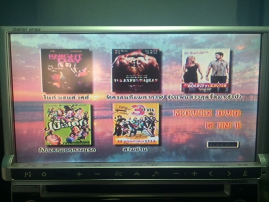 Clarion NX309 จอ7นิ้ว NTSCและPAL USB IPOD SD-HC DVDทุกโซน MP3 CD HDD ทัชสกรีน Made in Japan มือ2 ญี่ปุ่น