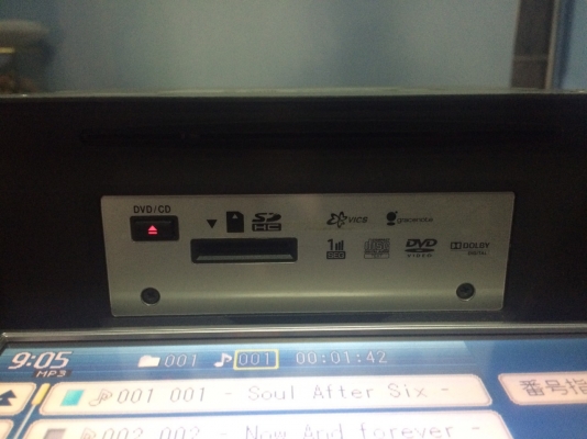 Clarion NX309 จอ7นิ้ว NTSCและPAL USB IPOD SD-HC DVDทุกโซน MP3 CD HDD ทัชสกรีน Made in Japan มือ2 ญี่ปุ่น