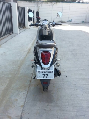 Honda Scoopy i ปี 2554(ทะเบียนสวย 77 ) สีดำเทา รุ่น Prestige guy รถสวยดูดี แนวคลาสสิค Honda Scoopy i ปี 2554(ทะเบียนสวย 77 ) สีดำเทา รุ่น Prestige guy รถสวยดูดี แนวคลาสสิค