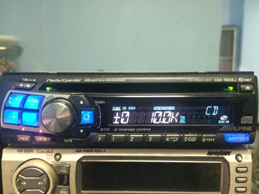 Alpine CDA-9805J CD-RW ปรีเอ้า1ชุด คุมกล่องCD มือ2 ญี่ปุ่น Alpine CDA-9805J CD-RW ปรีเอ้า1ชุด คุมกล่องCD มือ2 ญี่ปุ่น