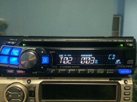 Alpine CDA-9805J CD-RW ปรีเอ้า1ชุด คุมกล่องCD มือ2 ญี่ปุ่น Alpine CDA-9805J CD-RW ปรีเอ้า1ชุด คุมกล่องCD มือ2 ญี่ปุ่น