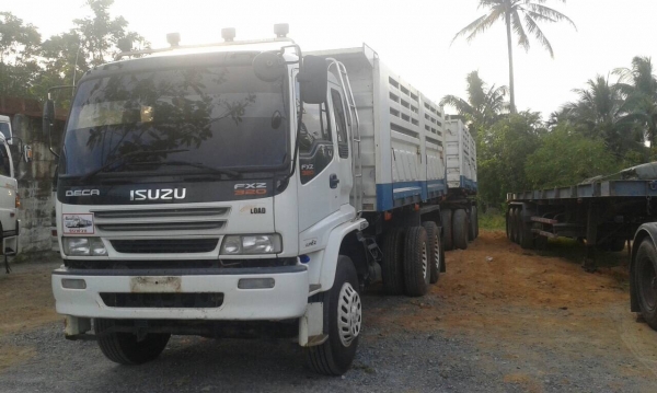 ขายรถบรรทุก 22 ล้อ พ่วงแม่ลูก-ดั๊มพ์ ยี่ห้อ ISUZU DEGA 320 แรงม้า ปี 2551 ( การันตีรถสวยจริงๆ  เจ้าของขายเอง )