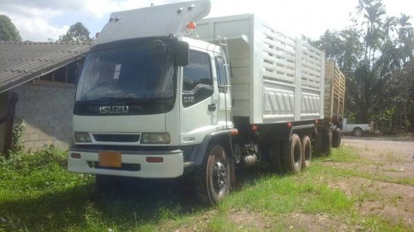 ขายรถบรรทุก 18 ล้อพ่วงแม่ลูกดัมพ์ ISUZU DECA 270 แรงม้าปี 2544 ลูกพ่วงสามมิตร 2 เพลาปี 2549 ราคา 1450000