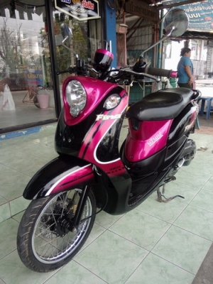 Fino ลาย Fashion รถปี54 สีชมพูดำ สวยๆพร้อมเล่มเอกสารครบ ราคาถูกครับ