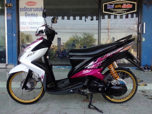 Mio125 ลายGT รถปี53สี ชมพู-ขาว แต่งสวยๆหล่อๆ ขายราคาถูกๆครับ