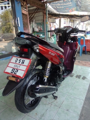 Nouvo SX สีแดง-ดำ รถปี55 หัวฉีดประหยัดน้ำมัน ราคาถูกๆครับ