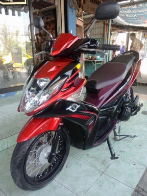 Nouvo SX สีแดง-ดำ รถปี55 หัวฉีดประหยัดน้ำมัน ราคาถูกๆครับ