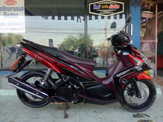 Nouvo SX สีแดง-ดำ รถปี55 หัวฉีดประหยัดน้ำมัน ราคาถูกๆครับ