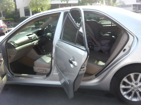 รถบ้าน Toyoto camry 2003 2.4 Q abs airbag 4ลูก เบาะนั่งปรับไฟฟ้า สภาพสวยมากพร้อมใช้