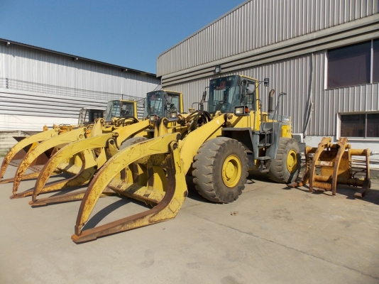 มาถึงใหม่อีกแล้ว รถตักแบบงาคีบ KOMATSU WA400-3E