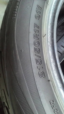 215/50R17 BRIDGESTONE My-02 ชุด 4 เส้น  tel.081-427-3941 ไลน์ไอดี autobot107