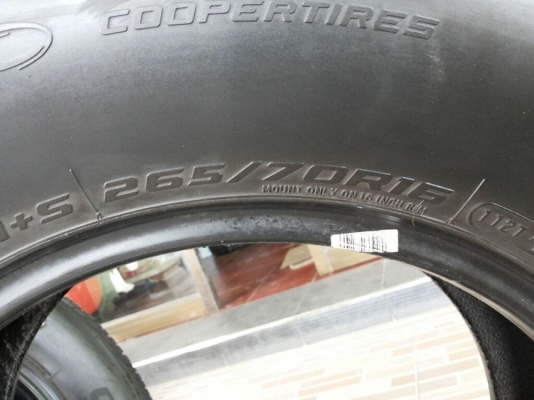 ยาง cooper discoverer cts 265/70/16 สภาพดีมาก