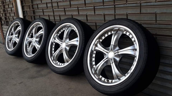 W-Work ขอบ 17 4รู100/114 ยาง 205/45/17 Yokohama