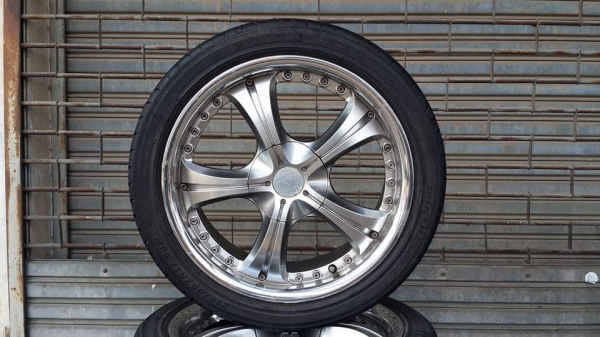 W-Work ขอบ 17 4รู100/114 ยาง 205/45/17 Yokohama