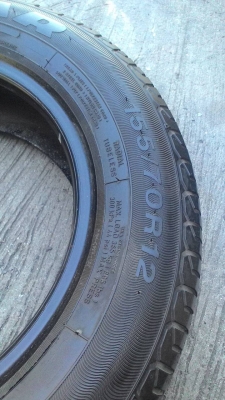 ยางตุ๊กๆ 155/70R12 GOODYEAR GT3 ไม่มีปะ มี 1 เส้น tel.081-427-3941 ไอดีไลน์ autobot107
