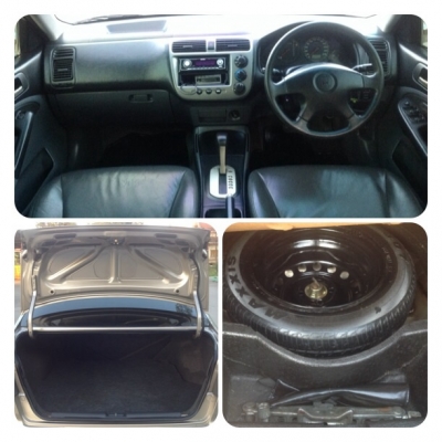 Civic ไดเมนชั่น เครื่อง1.7Exi เกียAuto