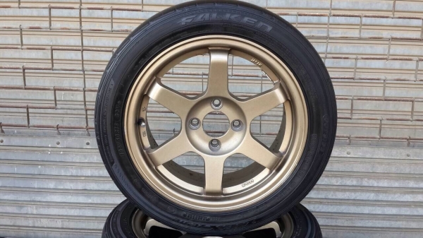 TE37 ขอบ 15 4/100 แถมยาง ปี14