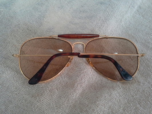 อภิมหาแว่นตาท่านนายพล B&amp;L RAY-BAN AVIATOR MacArthur Outdoorman Tortuga USA  เลนส์ออโต้  58mm