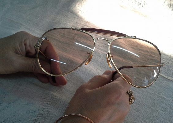 อภิมหาแว่นตาท่านนายพล B&amp;L RAY-BAN AVIATOR MacArthur Outdoorman Tortuga USA  เลนส์ออโต้  58mm