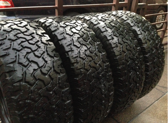 ยาง All BF goodrich 285 75 16 ดอกเต็ม สวยคม พร้อมใช้งานยาวๆ ราคาชุดล่ะ 6,500 บาท  ราไม่แพง