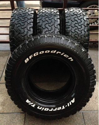 ยาง All BF goodrich 285 75 16 ดอกเต็ม สวยคม พร้อมใช้งานยาวๆ ราคาชุดล่ะ 6,500 บาท  ราไม่แพง