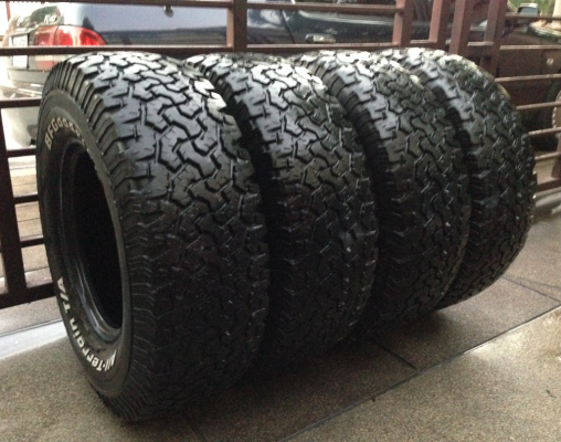 ยาง All BF goodrich 285 75 16 ดอกเต็ม สวยคม พร้อมใช้งานยาวๆ ราคาชุดล่ะ 6,500 บาท  ราไม่แพง