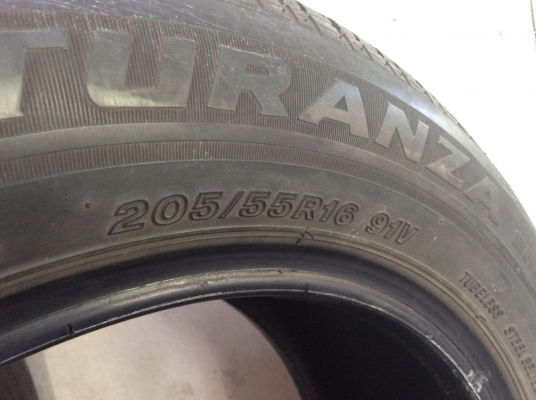 ยาง bridgestone 205/55/16