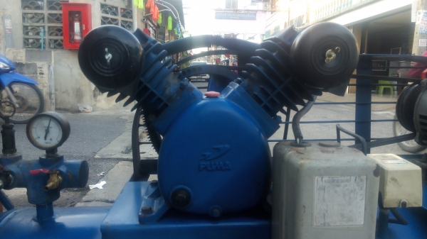 ปั้มพูม่า148ลิตรมิตซู2แรงไฟ220ใช้งานได้ปกติ