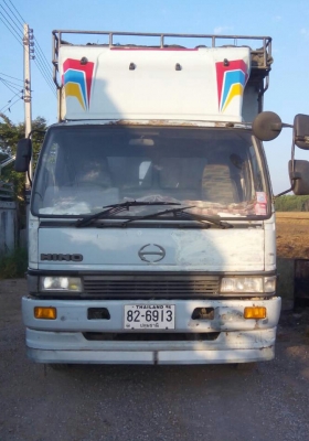 หกล้อ ฮีโน่ FF3H195ปี39 แอร์ เวอร์ ทิฟฟี ยาง900 ช่วงยาว7.20ม สภาพดีสวยพร้อมใช้ ทะเบียนพร้อมโอน