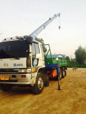 ขายรถเฮี๊ยบ 10 ล้อ 2 เพลา ZM  เครน 5 ตัน 4 ปลอก พร้อมใช้